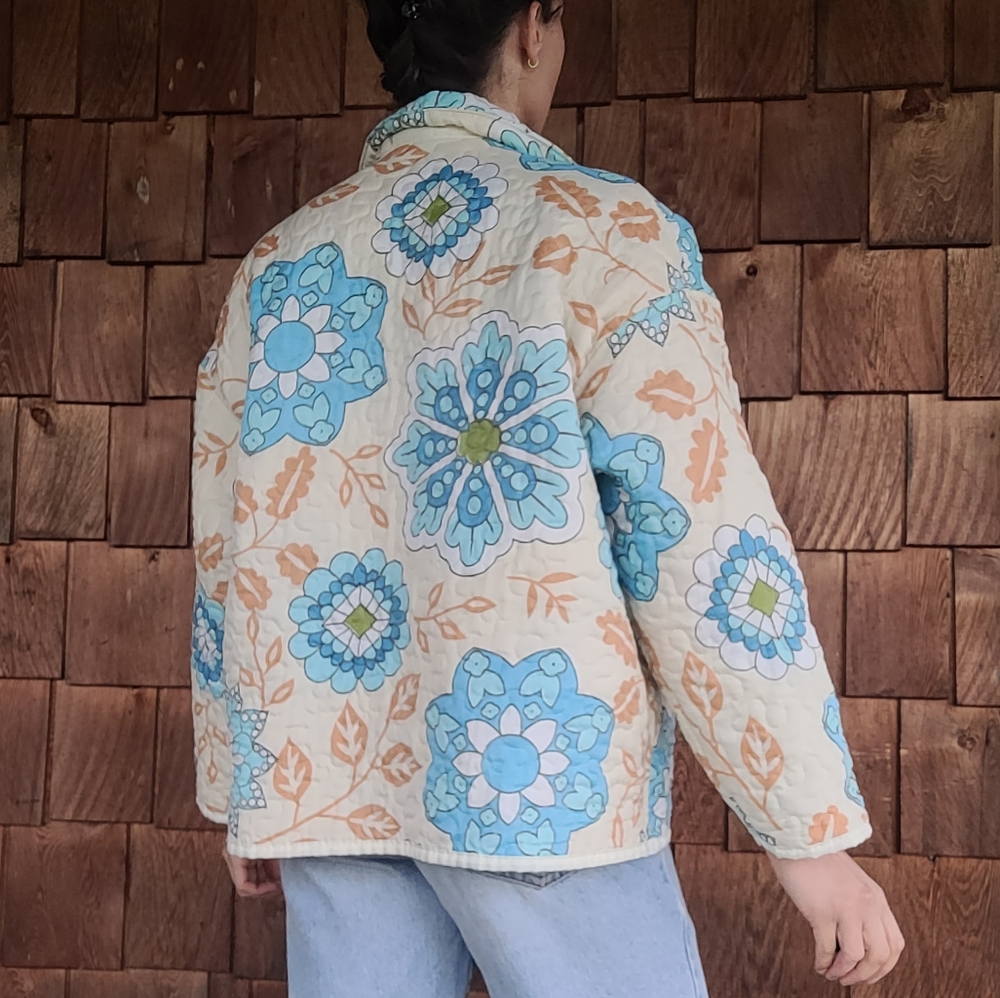 Handmade 70' Quilted Jacket - Picture 7 of 11